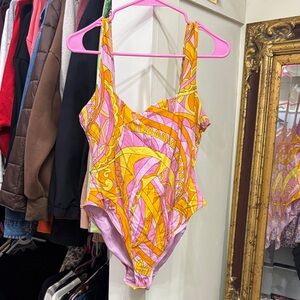 SMYM Vibrant Swirl One-Piece Swimsuit